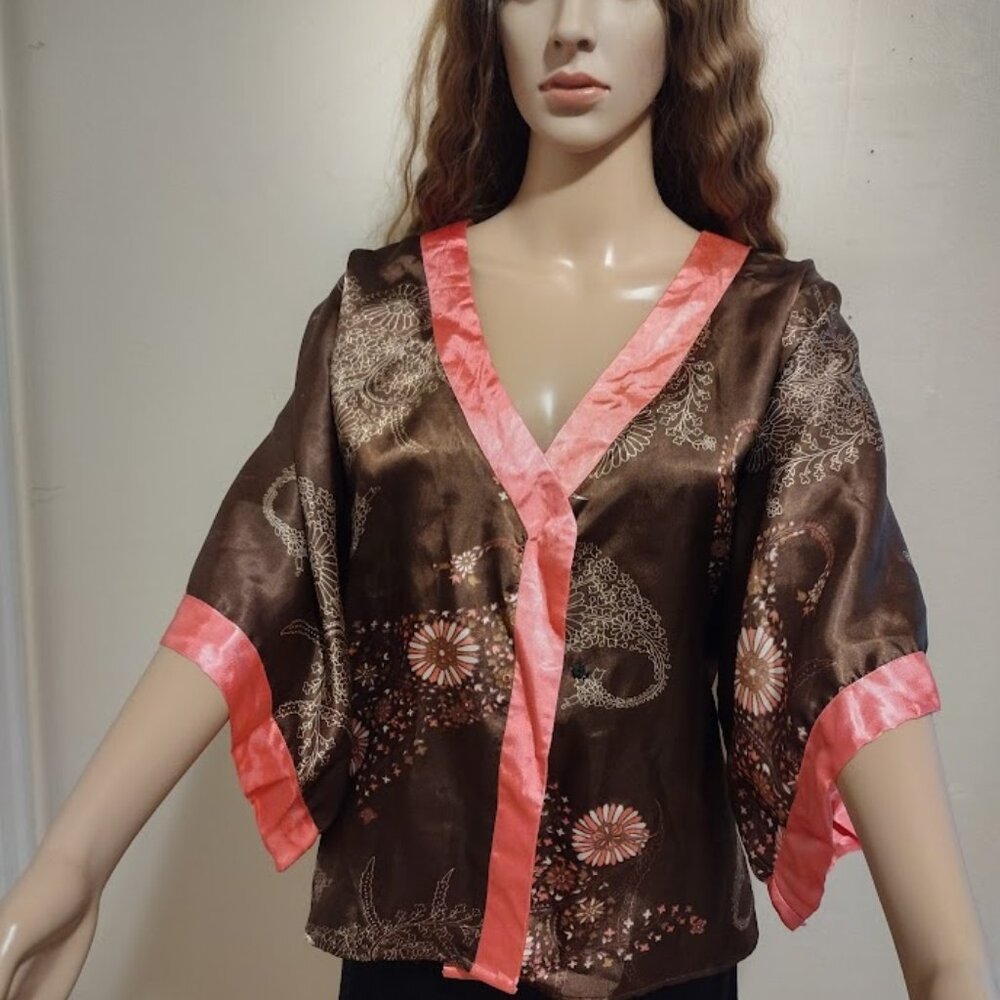 Angie Kimono Top, Size L, NWT